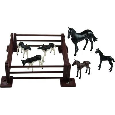 Britains Baby Animal Set - Toy Farm 1:32 - Horse, Foals, Calves Britains Baby Animal Set - Toy Farm 1:32 - Horse, Foals, Calves