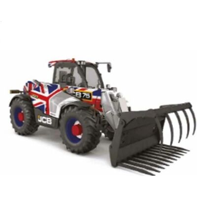 Britains JCB Union Jack AgriPro Loadall - Édition Limitée 75e Anniversaire - Tracteur Jouet - Publicité Britains JCB Union Jack AgriPro Loadall - Édition Limitée 75e Anniversaire - Tracteur Jouet - Publicité
