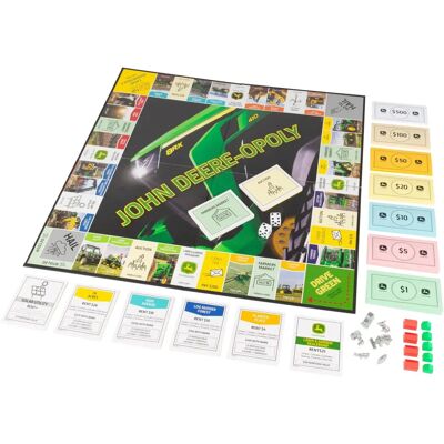 John Deere-Opoly Familienspiel - Bauernhof Spaß & Strategie John Deere-Opoly Familienspiel - Bauernhof Spaß & Strategie