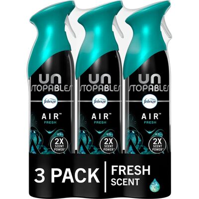 Febreze Unstopables Air Freshener Spray - Fresh Scent - Odor Eliminator - Air Freshener Febreze Unstopables Air Freshener Spray - Fresh Scent - Odor Eliminator - Air Freshener