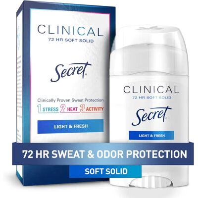 Secret Force Clinique Solide Antitranspirant - Déodorant pour Femmes - Publicité Secret Force Clinique Solide Antitranspirant - Déodorant pour Femmes - Publicité
