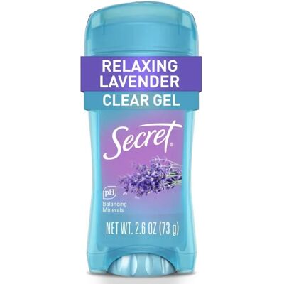 Secret Secret PH Balancing Minerals 48 Hour Clear Gel Deodorant - Lavender Secret Secret PH Balancing Minerals 48 Hour Clear Gel Deodorant - Lavender