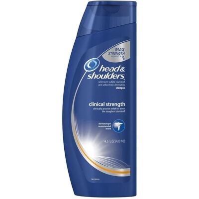 Shampoing anti-pelliculaire Head & Shoulders - Head & Shoulders Dandruff Shampoo, Clinical Strength 13.5 oz (Pack de 3) - Publicité Shampoing anti-pelliculaire Head & Shoulders - Head & Shoulders Dandruff Shampoo, Clinical Strength 13.5 oz (Pack de 3) - Publicité