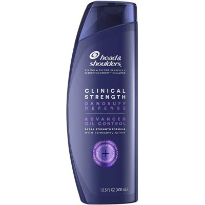 Head & Shoulders Clinical Dandruff Defense + Advanced Oil Control Shampoo - Shampoo Head & Shoulders Clinical Dandruff Defense + Advanced Oil Control Shampoo - Shampoo