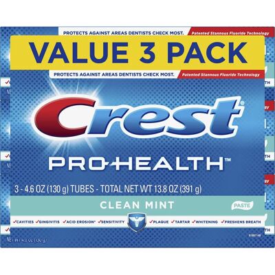 Crest Pro-Health Smooth Formula Toothpaste - Clean Mint Crest Pro-Health Smooth Formula Toothpaste - Clean Mint