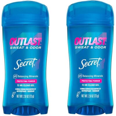 Secret Secret Outlast 48-Hour Clear Gel Deodorant Protecting Powder - Deodorant Secret Secret Outlast 48-Hour Clear Gel Deodorant Protecting Powder - Deodorant