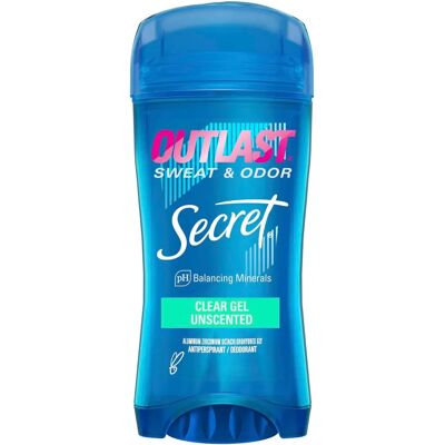 Secret Outlast Unscented Long-Lasting Gel Deodorant - Deodorant Secret Outlast Unscented Long-Lasting Gel Deodorant - Deodorant