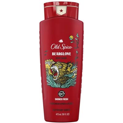 Old Spice Bearglove Sauvage - Gel douche - Publicité Old Spice Bearglove Sauvage - Gel douche - Publicité