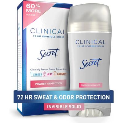 Secret Force Clinique+ Antiperspirant/Déodorant - Protection en Poudre - Antiperspirant/Déodorant - Publicité Secret Force Clinique+ Antiperspirant/Déodorant - Protection en Poudre - Antiperspirant/Déodorant - Publicité
