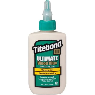 TITEBOND Ultimate III - 118 ml / 4 oz - Klej do drewna - Silny klej do drewna TITEBOND Ultimate III - 118 ml / 4 oz - Klej do drewna - Silny klej do drewna