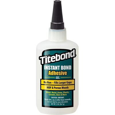Titebond Instant Gel Sekundenkleber für Holz - 15ml Titebond Instant Gel Sekundenkleber für Holz - 15ml