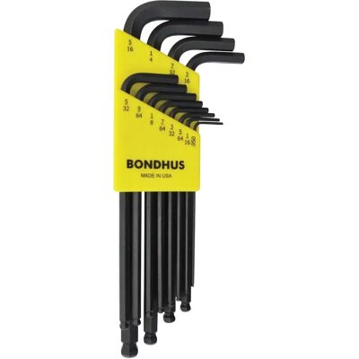 Ensemble de Clés Allen Jaune Bondhus - 12 Tailles, Ergonomique, Résistant à la Corrosion - Publicité Ensemble de Clés Allen Jaune Bondhus - 12 Tailles, Ergonomique, Résistant à la Corrosion - Publicité