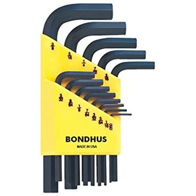 Bondhus 12237 Clés Allen courbes courtes - Ensemble de 13 pièces Bondhus 12237 Clés Allen courbes courtes - Ensemble de 13 pièces