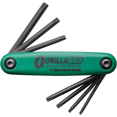 Bondhus GorillaGrip Hopfällbart Skruvmejselsats - Manipulationssäker Bondhus GorillaGrip Hopfällbart Skruvmejselsats - Manipulationssäker