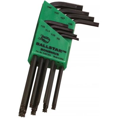 Bondhus långa Torx-nycklar - T9-T40 Bondhus långa Torx-nycklar - T9-T40