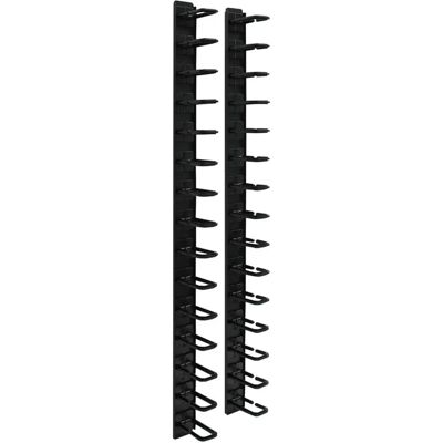 Tripp Lite Schwarzer 6 ft. vertikaler Kabelmanager - Flexibles Ringdesign & werkzeuglose Montage Tripp Lite Schwarzer 6 ft. vertikaler Kabelmanager - Flexibles Ringdesign & werkzeuglose Montage
