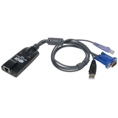 Tripp Lite B055-001-UV2CAC KVM-Kabel - Schwarz Tripp Lite B055-001-UV2CAC KVM-Kabel - Schwarz