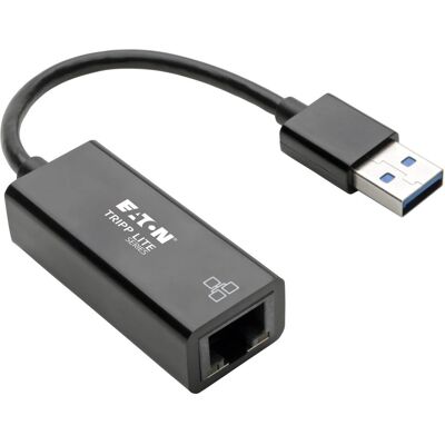 Tripp Lite U336-000-R USB 3.0 Gigabit Ethernet Adapter - Schwarz Tripp Lite U336-000-R USB 3.0 Gigabit Ethernet Adapter - Schwarz