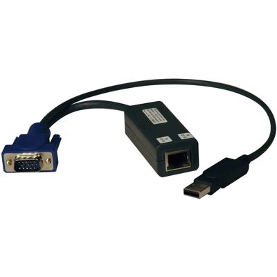 Tripp Lite B078-101-USB-1 KVM-Kabel - Schwarz Tripp Lite B078-101-USB-1 KVM-Kabel - Schwarz
