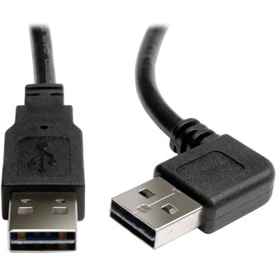Tripp Lite UR020-003-RA USB Kabel - 0,91m - Schwarz - USB 2.0 Tripp Lite UR020-003-RA USB Kabel - 0,91m - Schwarz - USB 2.0