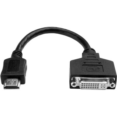 Tripp Lite P132-08N 20,3 cm HDMI zu DVI Kabeladapter - Schwarz Tripp Lite P132-08N 20,3 cm HDMI zu DVI Kabeladapter - Schwarz