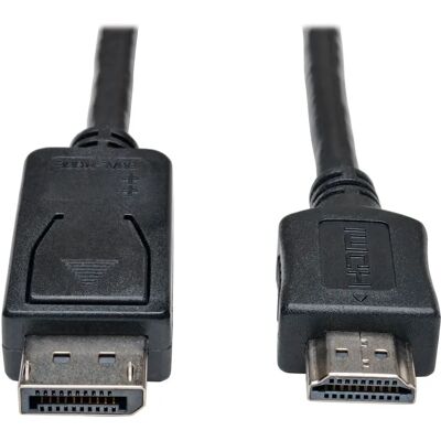 Tripp Lite P582-010 DisplayPort-zu-HDMI Adapterkabel - 3,05 m Schwarz Tripp Lite P582-010 DisplayPort-zu-HDMI Adapterkabel - 3,05 m Schwarz