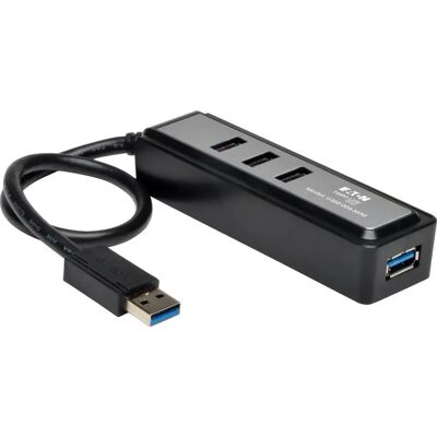 Tripp Lite U360-004-MINI Hub USB portable - 4 ports - Noir Tripp Lite U360-004-MINI Hub USB portable - 4 ports - Noir