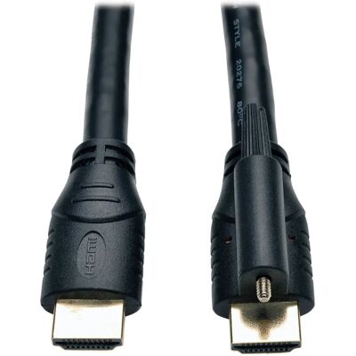 Tripp Lite P569-006-LOCK HDMI Cable - 4K UHD, Black Tripp Lite P569-006-LOCK HDMI Cable - 4K UHD, Black
