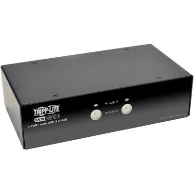 Tripp Lite B004-DPUA2-K - DisplayPort KVM-Schalter, 2 Ports, Audio, USB 3.0 Hub Tripp Lite B004-DPUA2-K - DisplayPort KVM-Schalter, 2 Ports, Audio, USB 3.0 Hub