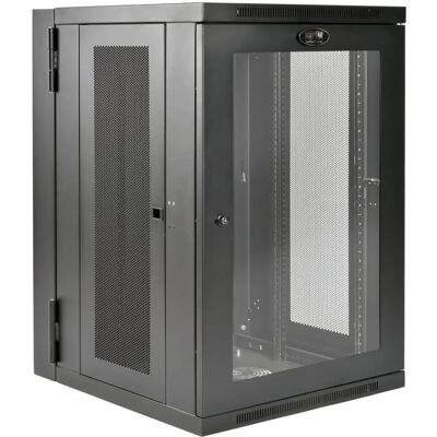 Tripp Lite Schwarzes 18U Wandmontiertes Rack Tripp Lite Schwarzes 18U Wandmontiertes Rack