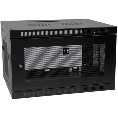 Tripp Lite Rack-Schrank - 6U Wandmontage, Schwarz, Sicher & Belüftet Tripp Lite Rack-Schrank - 6U Wandmontage, Schwarz, Sicher & Belüftet