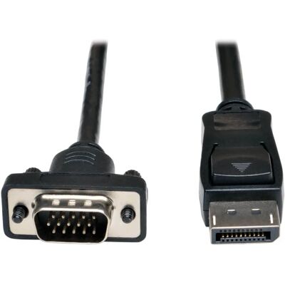 Tripp Lite P581-006-VGA-V2 DisplayPort zu VGA Adapter - Schwarz Tripp Lite P581-006-VGA-V2 DisplayPort zu VGA Adapter - Schwarz