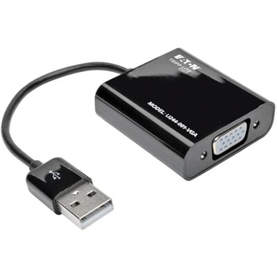 Tripp Lite U244-001-VGA Video Cable Adapter - VGA (D-Sub) USB Type-A Tripp Lite U244-001-VGA Video Cable Adapter - VGA (D-Sub) USB Type-A