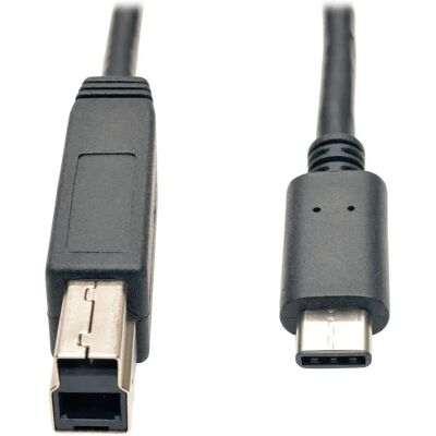 Câble USB Tripp Lite - 0,9 m - Noir - USB 3.2 Gen 2 - Publicité Câble USB Tripp Lite - 0,9 m - Noir - USB 3.2 Gen 2 - Publicité