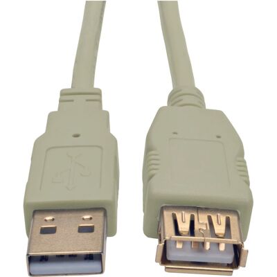 Kabel USB Tripp Lite U024-006-BE - 1,8 m Beżowy - Kabel przedłużacz USB Kabel USB Tripp Lite U024-006-BE - 1,8 m Beżowy - Kabel przedłużacz USB