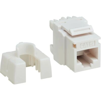 Tripp Lite N238-001-WH-6A Keystone Modul - Cat6a, Weiß Tripp Lite N238-001-WH-6A Keystone Modul - Cat6a, Weiß