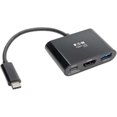 Adaptateur graphique USB Tripp Lite U444-06N-H4UB-C - Noir - Publicité Adaptateur graphique USB Tripp Lite U444-06N-H4UB-C - Noir - Publicité