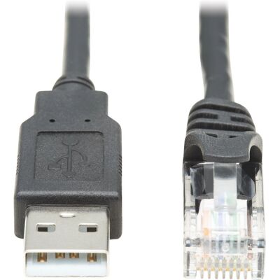 Câble Tripp Lite U009-010-RJ45-X - 10 pi - USB 2.0 Type-A à RJ45 - Publicité Câble Tripp Lite U009-010-RJ45-X - 10 pi - USB 2.0 Type-A à RJ45 - Publicité
