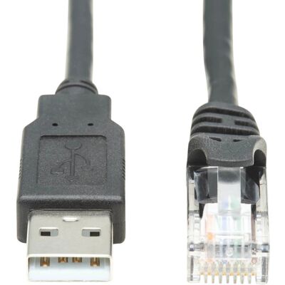 Tripp Lite U009-015-RJ45-X Cable Adapter - Black Tripp Lite U009-015-RJ45-X Cable Adapter - Black