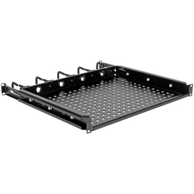 Tripp Lite SRWSHELF4P1U Stahl Regalboden - 1U Belüftet Schwarz Tripp Lite SRWSHELF4P1U Stahl Regalboden - 1U Belüftet Schwarz
