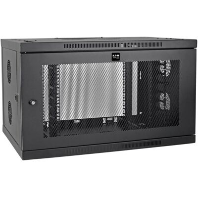 Tripp Lite SRW9UDPVRT Wandmontierter Rack-Schrank - 9U, Schwarz Tripp Lite SRW9UDPVRT Wandmontierter Rack-Schrank - 9U, Schwarz