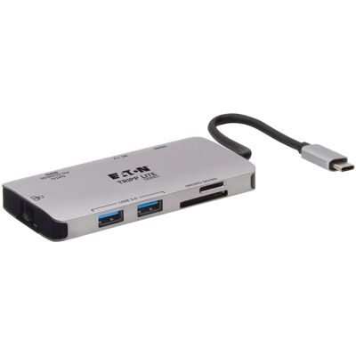 Tripp Lite U442-DOCK5-GY Laptop Dock - Grau - 4K HDMI, USB-C, Ethernet Tripp Lite U442-DOCK5-GY Laptop Dock - Grau - 4K HDMI, USB-C, Ethernet