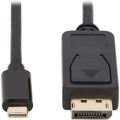 Tripp Lite U444-006-DP-BD USB-C zu DisplayPort Adapter - 1,83 m - Schwarz Tripp Lite U444-006-DP-BD USB-C zu DisplayPort Adapter - 1,83 m - Schwarz