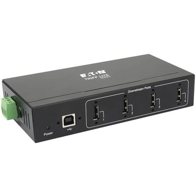 Tripp Lite U223-004-IND-1 Schnittstellenhub - Schwarz - USB 2.0 Type-B, 480 Mbit/s Tripp Lite U223-004-IND-1 Schnittstellenhub - Schwarz - USB 2.0 Type-B, 480 Mbit/s