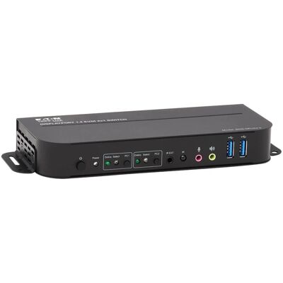 Tripp Lite B005-DPUA2-K 2-Port DisplayPort/USB KVM-Schalter - 4K 60Hz, HDR, HDCP 2.2 Tripp Lite B005-DPUA2-K 2-Port DisplayPort/USB KVM-Schalter - 4K 60Hz, HDR, HDCP 2.2