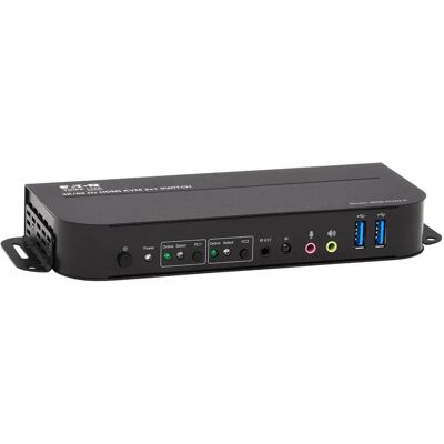 Interruptor KVM HDMI HDR 4K Tripp Lite B005-HUA2-K - Negro Interruptor KVM HDMI HDR 4K Tripp Lite B005-HUA2-K - Negro