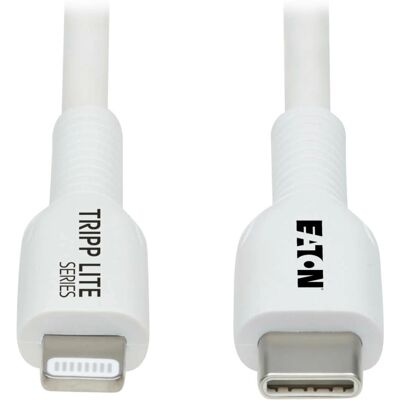 Tripp Lite Lightning Kabel - 1m, Weiß, MFi-zertifiziert Tripp Lite Lightning Kabel - 1m, Weiß, MFi-zertifiziert