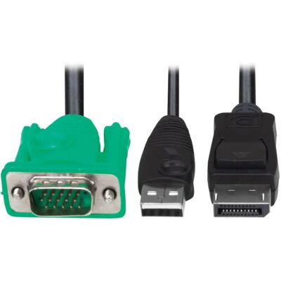 Tripp Lite P778-006-DP KVM Kabel - Schwarz, Grün, 1,83m Tripp Lite P778-006-DP KVM Kabel - Schwarz, Grün, 1,83m