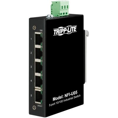 Tripp Lite NFI-U05 Industrieller Ethernet Switch - 5 Ports - Schwarz Tripp Lite NFI-U05 Industrieller Ethernet Switch - 5 Ports - Schwarz