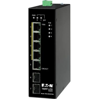Tripp Lite NGI-U05C2POE4 - Unmanaged Gigabit Ethernet Switch - Schwarz Tripp Lite NGI-U05C2POE4 - Unmanaged Gigabit Ethernet Switch - Schwarz